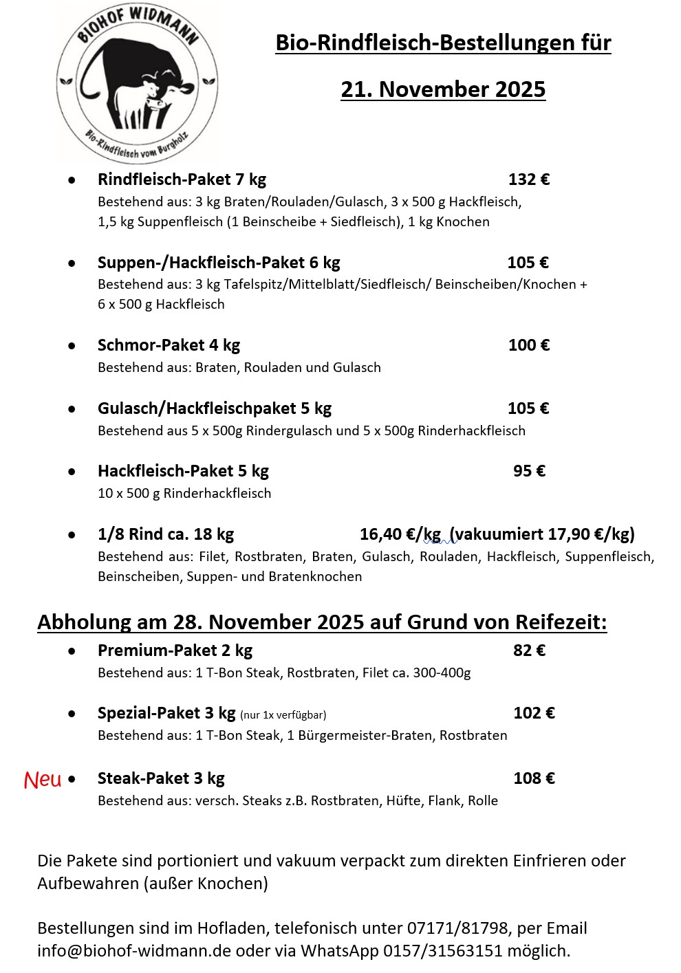 Rind 21 November 2025 